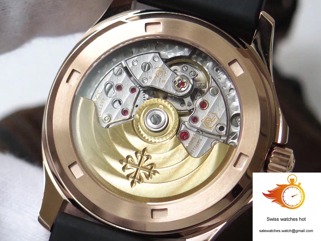 Patek Philippe Aquanaut PPF Factory Rose Gold Black Dial 8 Patek Philippe Aquanaut PPF Factory Rose Gold Black Dial 8