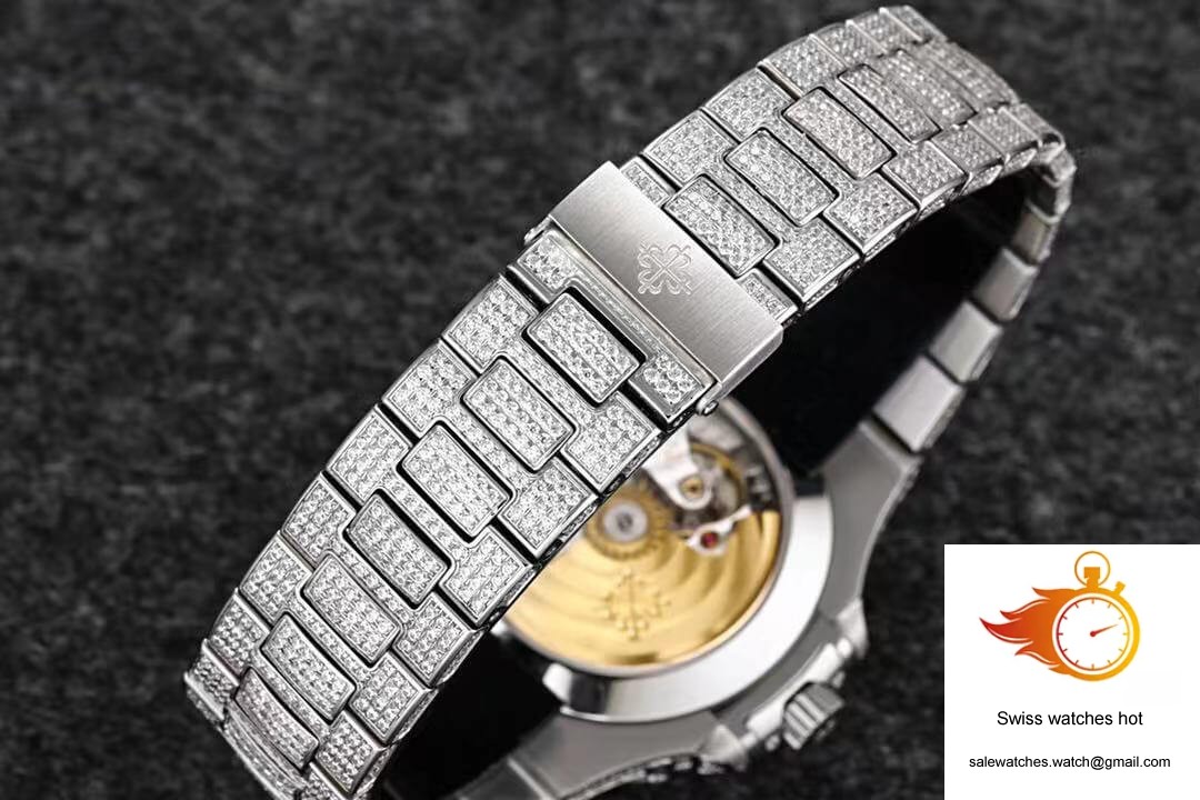 Patek Philippe Nautilus 5726/1A-014 R8 Factory Gypsophila Silver Diamond 8 Patek Philippe Nautilus 5726/1A-014 R8 Factory Gypsophila Silver Diamond 8