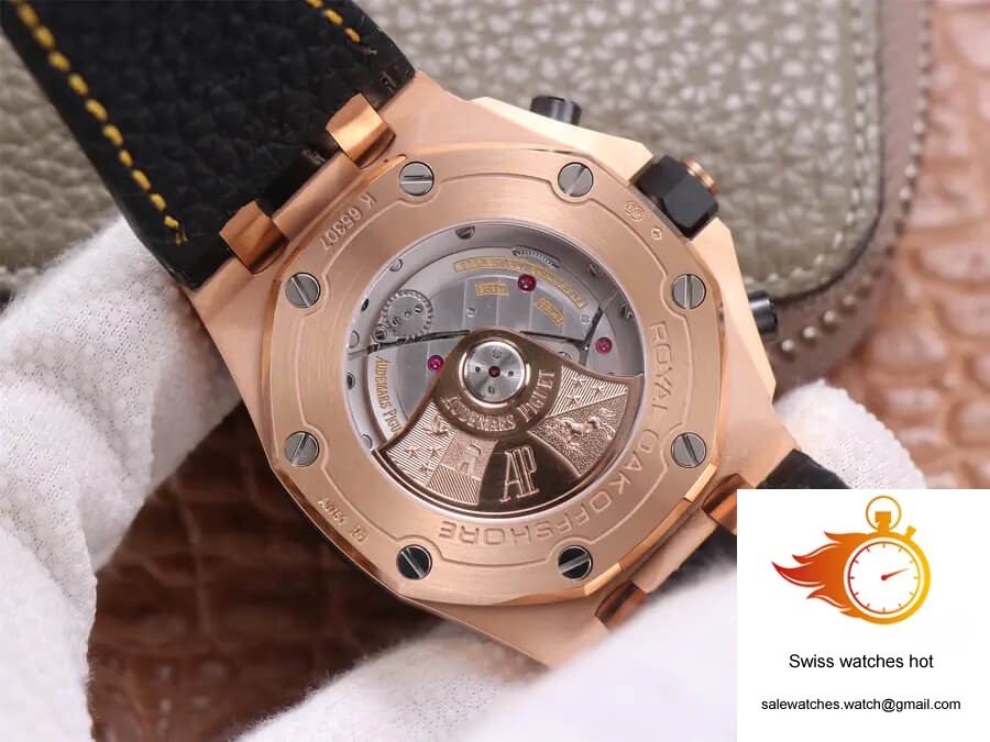 Audemars Piguet Royal Oak Offshore 26470OR JF Factory Rose Gold Black Dial 8 Audemars Piguet Royal Oak Offshore 26470OR JF Factory Rose Gold Black Dial 8