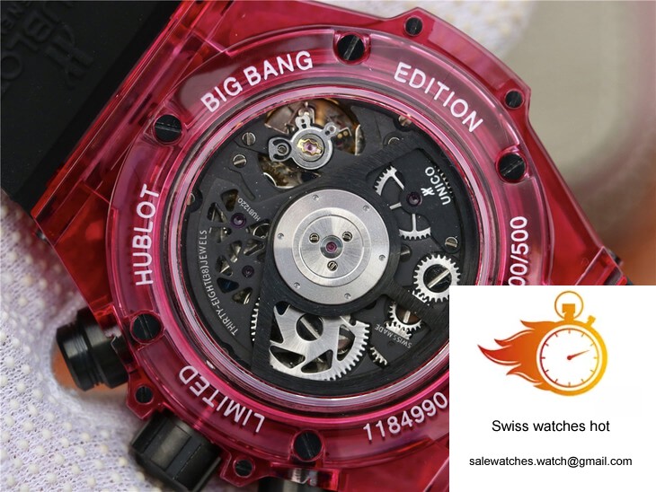 Hublot Big Bang 411.JX.4802.RT Red Case Black Strap 8 Hublot Big Bang 411.JX.4802.RT Red Case Black Strap 8