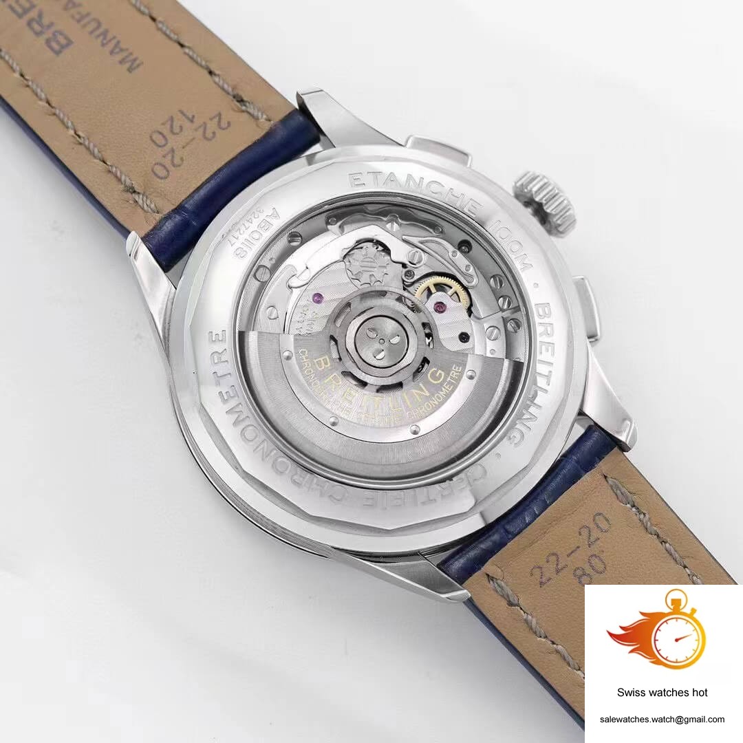 Breitling Premier B01 Chronograph AB0118221C1A1 GF Factory V2 Blue Dial 8 Breitling Premier B01 Chronograph AB0118221C1A1 GF Factory V2 Blue Dial 8