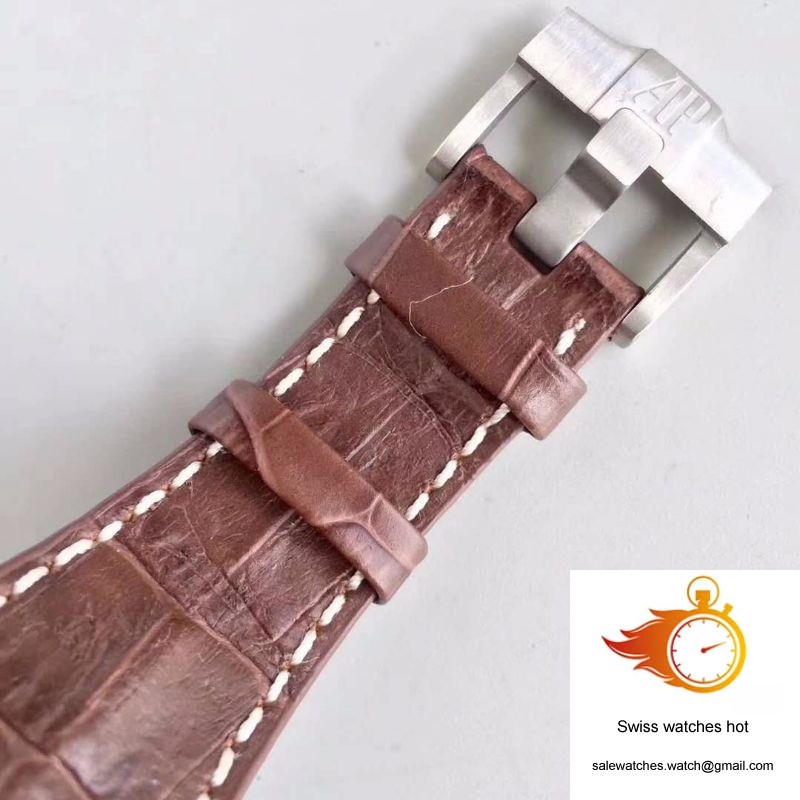 Audemars Piguet Royal Oak Offshore 26470ST.OO.A801CR.01 JF Factory V2 Beige Dial 8 Audemars Piguet Royal Oak Offshore 26470ST.OO.A801CR.01 JF Factory V2 Beige Dial 8