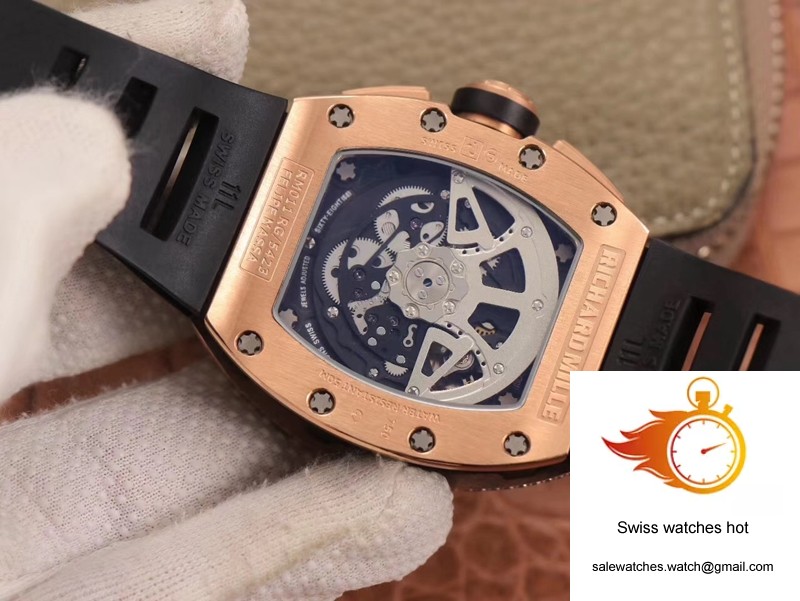 Richard Mille RM011 RG/5423 Felipe Massa KV Factory Rose Gold Diamond Bezel 8 Richard Mille RM011 RG/5423 Felipe Massa KV Factory Rose Gold Diamond Bezel 8