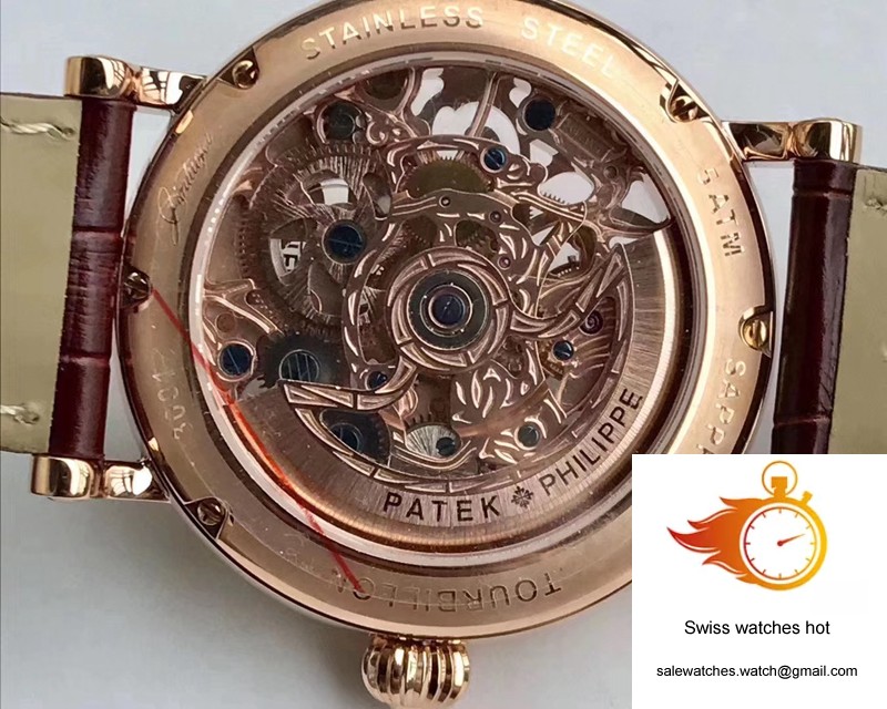 Patek Philippe Tourbillon Rose Gold Skeleton Dial 8 Patek Philippe Tourbillon Rose Gold Skeleton Dial 8