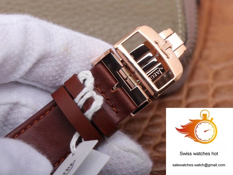 Jaeger LeCoultre Reverso Tribute Double-sided Double Time Zone Flip MG Factory Rose Gold Black Dial 8 Jaeger LeCoultre Reverso Tribute Double-sided Double Time Zone Flip MG Factory Rose Gold Black Dial 8