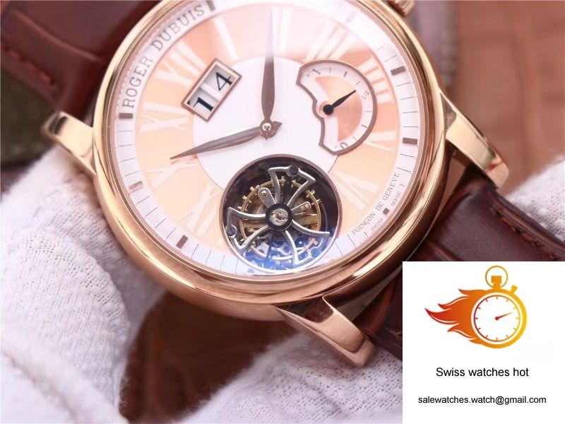 JB Factory Roger Dubuis Hommage Flying Tourbillon RDDBHO0568 Pink 8 JB Factory Roger Dubuis Hommage Flying Tourbillon RDDBHO0568 Pink 8