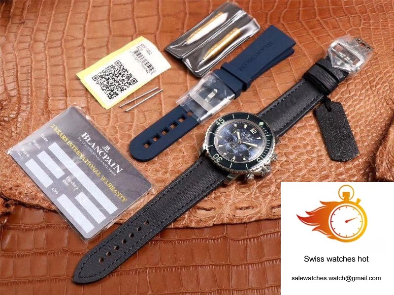 Blancpain Fifty Fathoms Chronographe Flyback 5085FB-1140-52B OM Factory 8 Blancpain Fifty Fathoms Chronographe Flyback 5085FB-1140-52B OM Factory 8