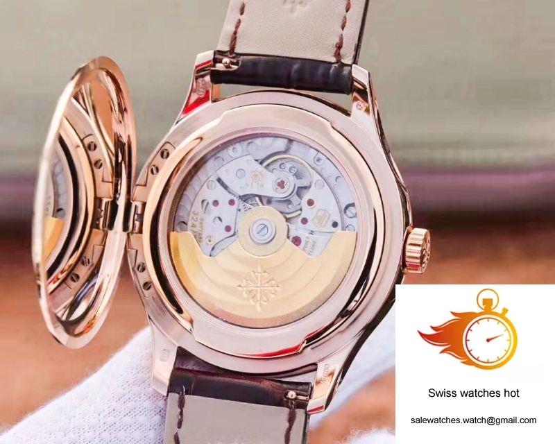ZF Factory Patek Philippe Calatrava Rose Gold 5227R-001 Flip Back Version 8 ZF Factory Patek Philippe Calatrava Rose Gold 5227R-001 Flip Back Version 8