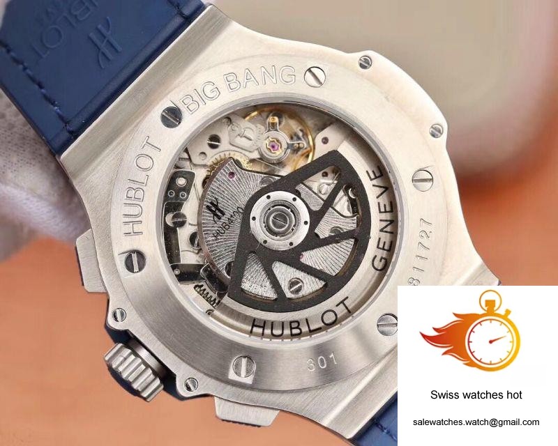 Hublot Big Bang Classic Fusion Chronograph 44mm 301.SX.7170.LR V6 Factory Blue Dial 8 Hublot Big Bang Classic Fusion Chronograph 44mm 301.SX.7170.LR V6 Factory Blue Dial 8