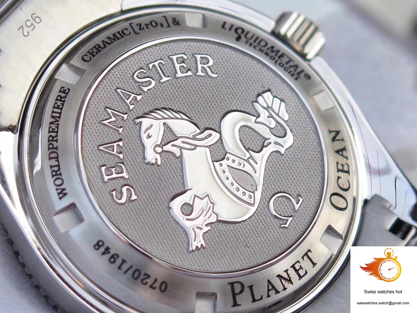 Omega Seamaster Planet Ocean Liquid Metal 1948 “LMPO” 222.30.42.20.01.001 Noob Factory V6 Black Dial 8 Omega Seamaster Planet Ocean Liquid Metal 1948 “LMPO” 222.30.42.20.01.001 Noob Factory V6 Black Dial 8