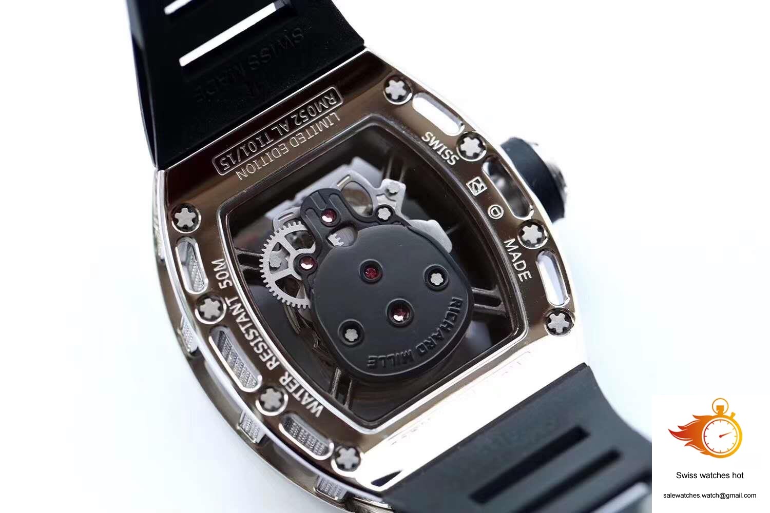 Richard Mille RM052 Titanium Z Factory Diamond Skull Dial 8 Richard Mille RM052 Titanium Z Factory Diamond Skull Dial 8