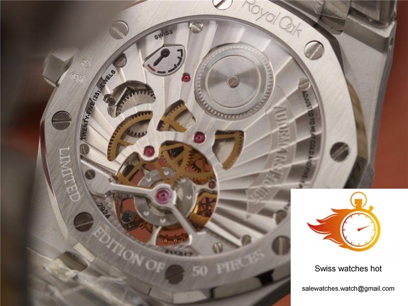 Audemars Piguet Royal Oak Tourbillon 26522ST.OO.1220ST.01 R8 Factory Purple Dial 8 Audemars Piguet Royal Oak Tourbillon 26522ST.OO.1220ST.01 R8 Factory Purple Dial 8