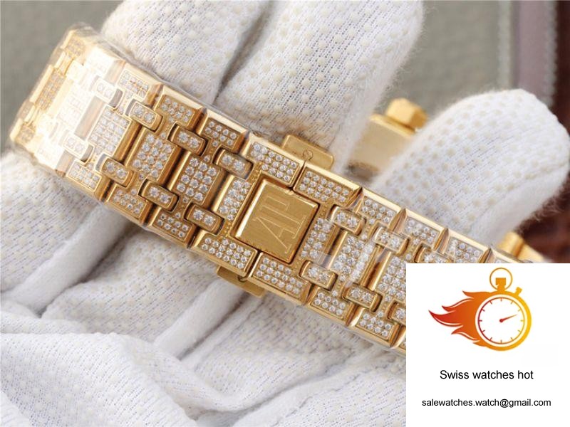 Audemars Piguet Royal Oak 15400.OR01 Diamonds Dial 8 Audemars Piguet Royal Oak 15400.OR01 Diamonds Dial 8