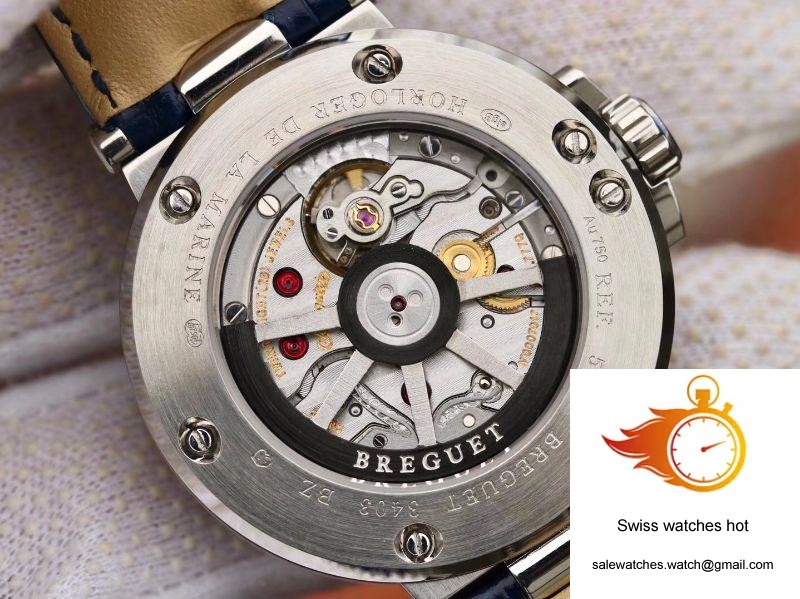 Breguet Marine 5517BB/Y2/9ZU V9 Factory Blue Dial 8 Breguet Marine 5517BB/Y2/9ZU V9 Factory Blue Dial 8