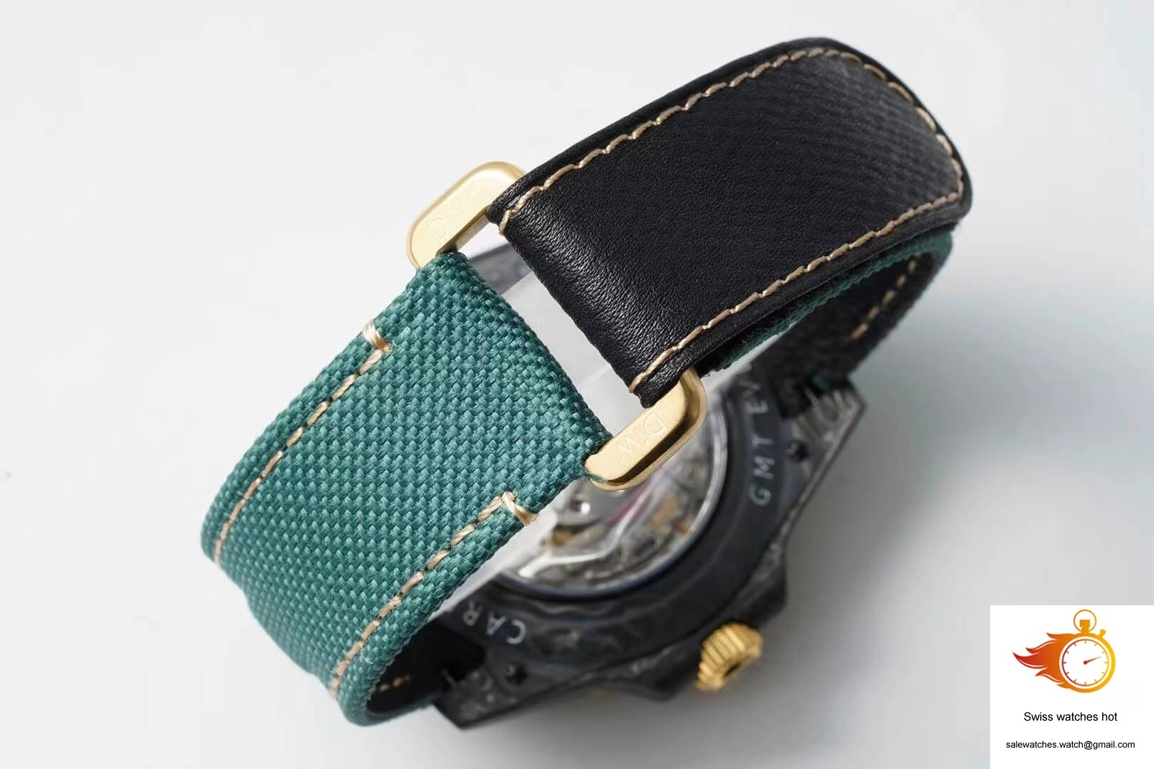 Rolex GMT-MASTER II Diw Carbon Fiber Case Green Fabric Strap 8 Rolex GMT-MASTER II Diw Carbon Fiber Case Green Fabric Strap 8