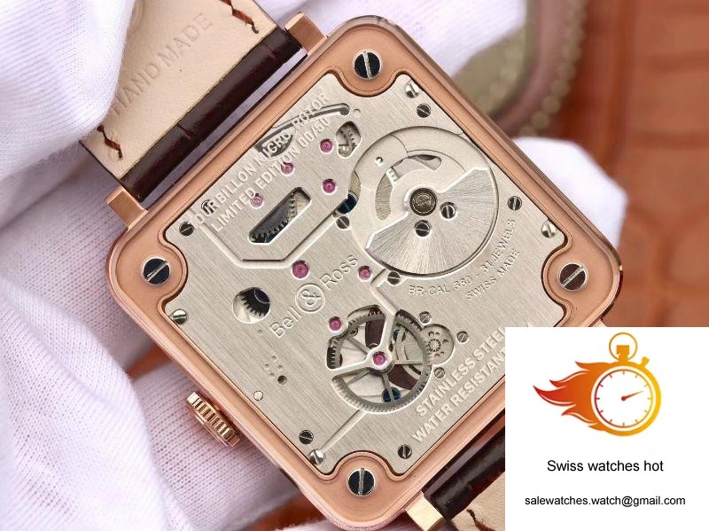 Bell & Ross BR-X2 Tourbillon 18K Rose Gold Stainless Steel Brushed Dial 8 Bell & Ross BR-X2 Tourbillon 18K Rose Gold Stainless Steel Brushed Dial 8