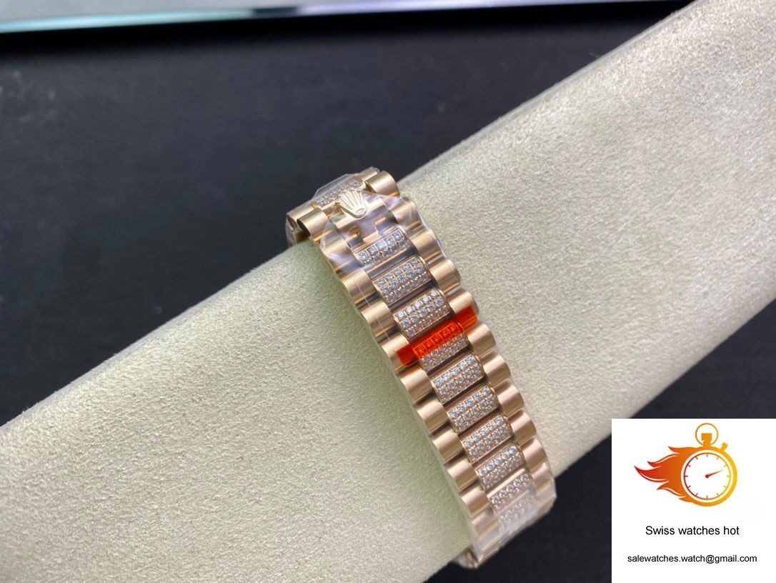 Rolex Day Date M128345RBR-0020 EW Factory Rose Gold 9 Rolex Day Date M128345RBR-0020 EW Factory Rose Gold 9
