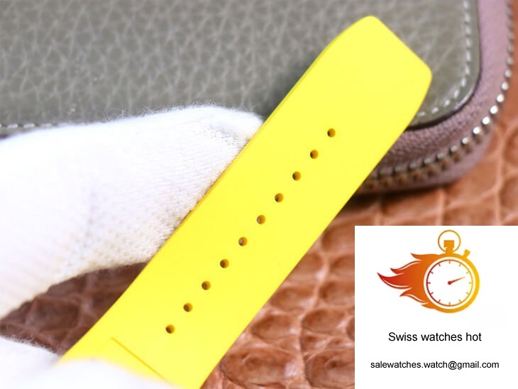 Richard Mille RM35-02 ZF Factory Yellow Rubber Strap 9 Richard Mille RM35-02 ZF Factory Yellow Rubber Strap 9