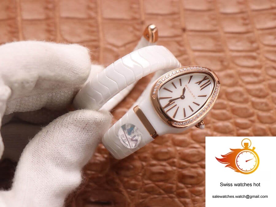 Bvlgari Serpenti 102613 BV Factory White Ceramic Dial 9 Bvlgari Serpenti 102613 BV Factory White Ceramic Dial 9