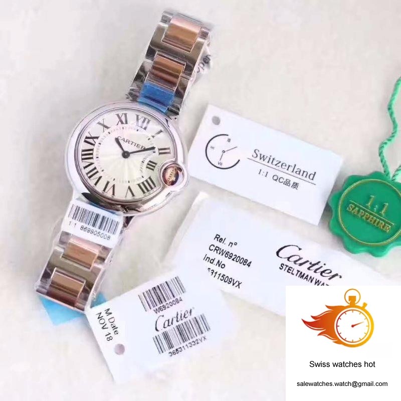 Ballon Bleu De Cartier Ladies W6920033 36MM V6 Factory White Textured Dial 9 Ballon Bleu De Cartier Ladies W6920033 36MM V6 Factory White Textured Dial 9