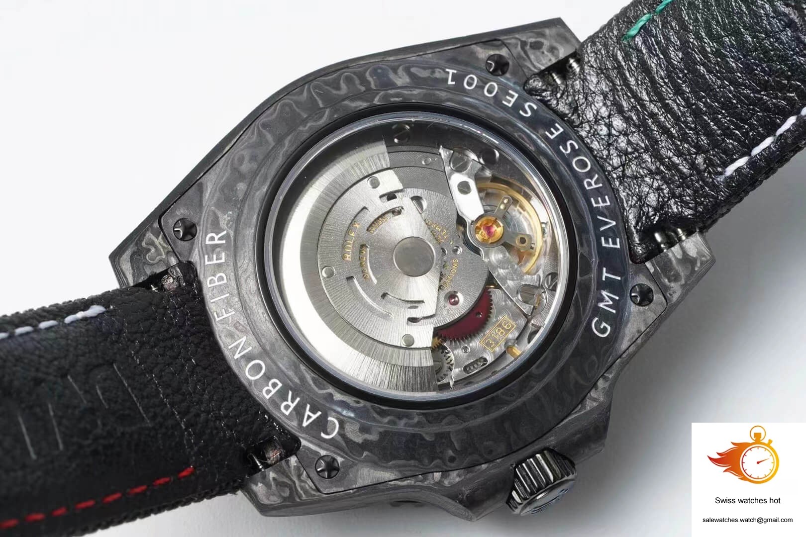 Rolex GMT-MASTER II Diw Carbon Fiber Color Dial Black Fabric Strap 9 Rolex GMT-MASTER II Diw Carbon Fiber Color Dial Black Fabric Strap 9