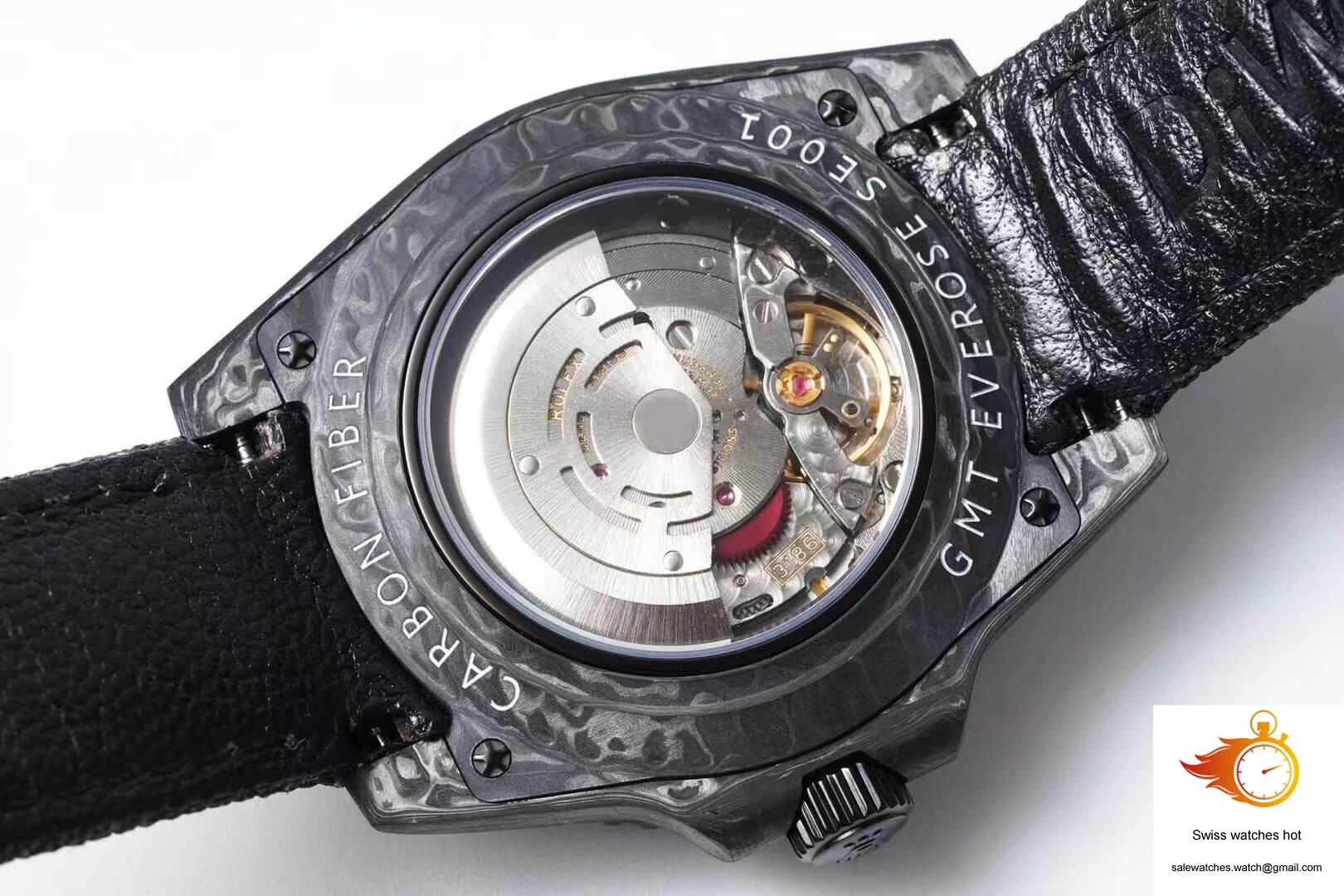 Rolex GMT-MASTER II Diw Carbon Fiber Black Fabric Strap 9 Rolex GMT-MASTER II Diw Carbon Fiber Black Fabric Strap 9