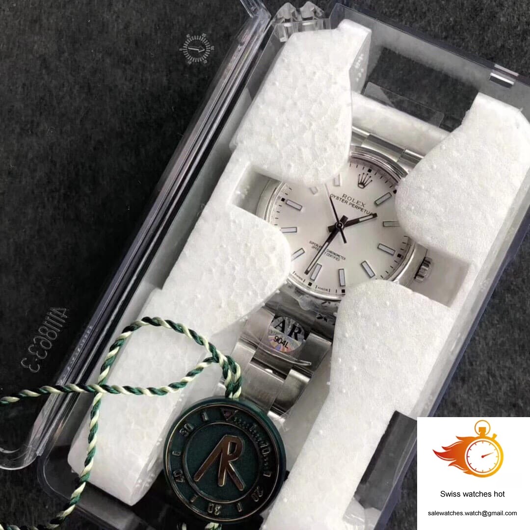 Rolex Oyster Perpetual 114300 39MM AR Factory White Dial 9 Rolex Oyster Perpetual 114300 39MM AR Factory White Dial 9