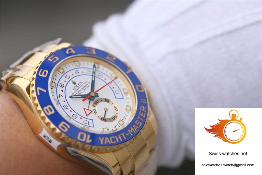Rolex Yacht-Master II M116688-0002 JF Factory White Dial 9 Rolex Yacht-Master II M116688-0002 JF Factory White Dial 9