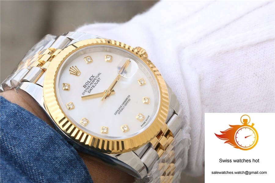 Rolex Datejust M126333-0018 EW Factory Yellow Gold White Dial 9 Rolex Datejust M126333-0018 EW Factory Yellow Gold White Dial 9