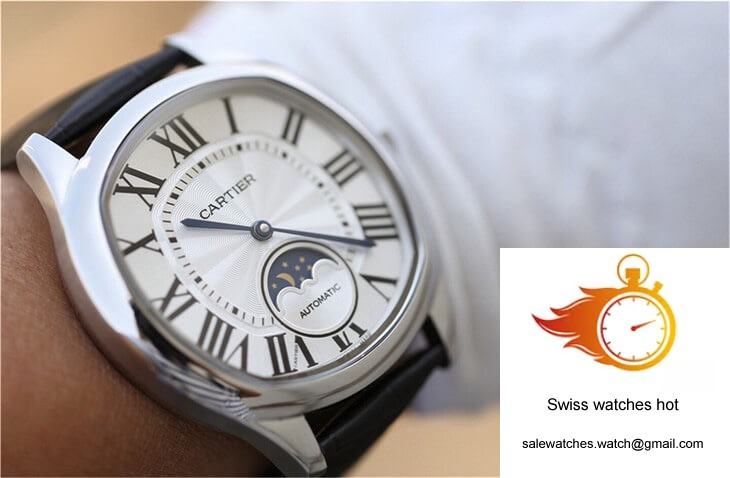 Drive De Cartier Moonphase WSNM0008 Silver Dial 9 Drive De Cartier Moonphase WSNM0008 Silver Dial 9