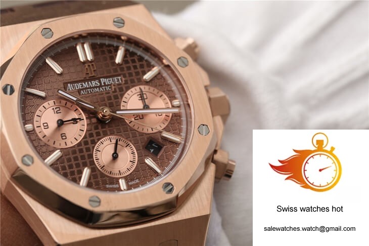 Audemars Piguet Royal Oak Chronograph 26331OR.OO.D821CR.01 OM Factory Brown Dial 9 Audemars Piguet Royal Oak Chronograph 26331OR.OO.D821CR.01 OM Factory Brown Dial 9