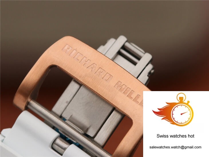 Richard Mille RM035 Americas KV Factory Rose Gold White Strap 9 Richard Mille RM035 Americas KV Factory Rose Gold White Strap 9