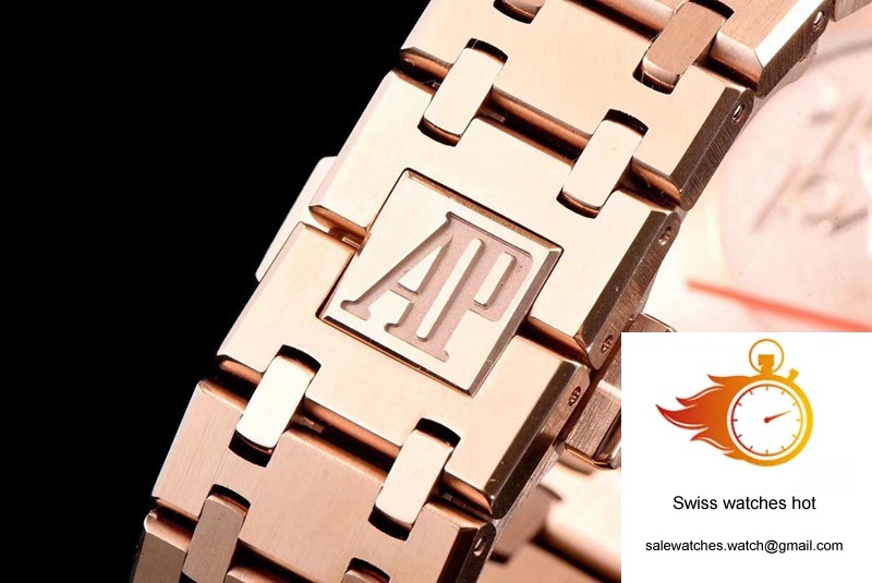 Audemars Piguet Royal Oak Quartz 67650OR.OO.1261OR.01 JF Factory White Dial 9 Audemars Piguet Royal Oak Quartz 67650OR.OO.1261OR.01 JF Factory White Dial 9