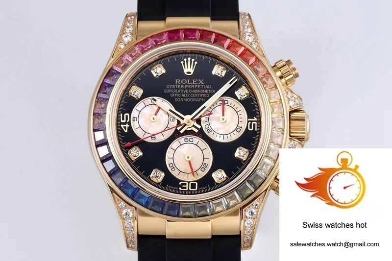 Rolex Daytona 116598RBOW BL Factory Yellow Gold 9 Rolex Daytona 116598RBOW BL Factory Yellow Gold 9