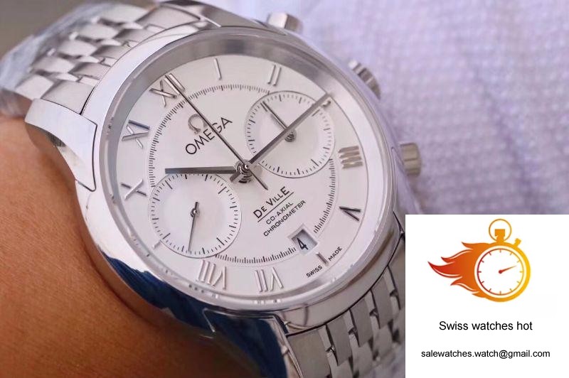 Omega De Ville Co-Axial Chronograph 42MM 431.10.42.51.02.001 OM Factory White Dial 9 Omega De Ville Co-Axial Chronograph 42MM 431.10.42.51.02.001 OM Factory White Dial 9
