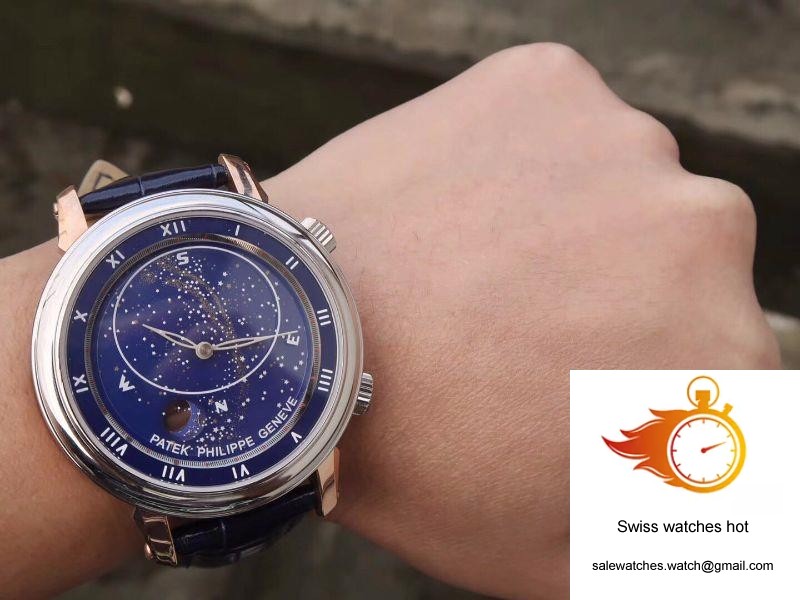 Patek Philippe Grand Complications Sky Moon Celestial Rose Gold 5102PR-001 TW Factory Blue Dial 9 Patek Philippe Grand Complications Sky Moon Celestial Rose Gold 5102PR-001 TW Factory Blue Dial 9