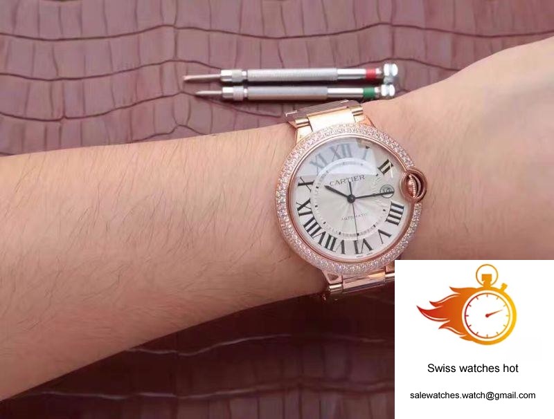 Ballon Bleu De Cartier 42MM V6 Factory White Dial 9 Ballon Bleu De Cartier 42MM V6 Factory White Dial 9