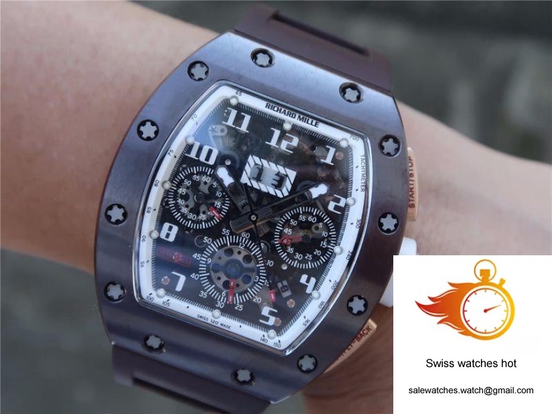 Richard Mille Chronograph RM011 KV Factory Brown Crystal Dial 9 Richard Mille Chronograph RM011 KV Factory Brown Crystal Dial 9