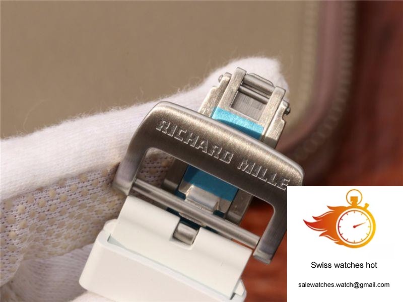 Richard Mille RM011 Chronograph KV Factory White Hollow Dial 9 Richard Mille RM011 Chronograph KV Factory White Hollow Dial 9