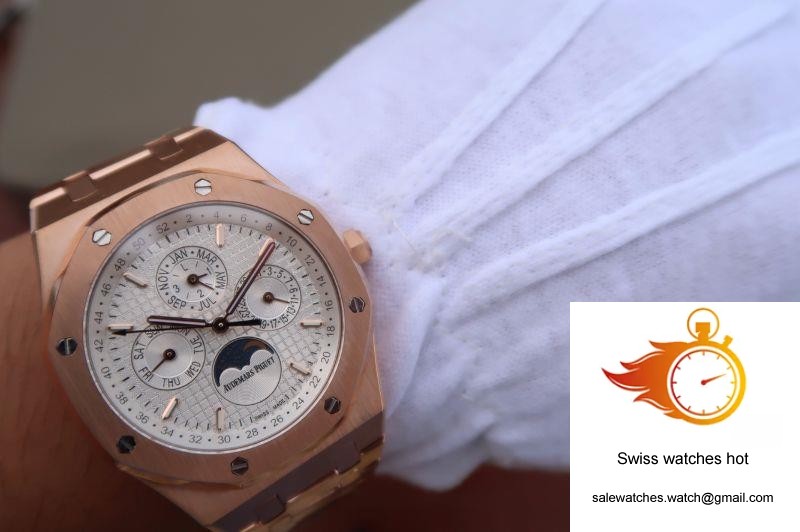 Audemars Piguet Royal Oak 41MM 26574OR.OO.1220OR.01 JF Factory White Dial 9 Audemars Piguet Royal Oak 41MM 26574OR.OO.1220OR.01 JF Factory White Dial 9