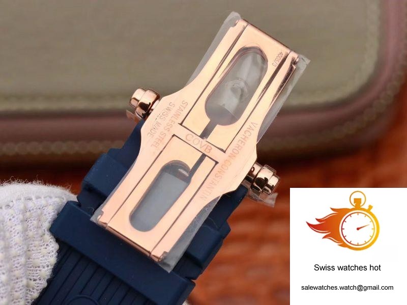 Vacheron Constantin Overseas 44mm TWA Factory 18K Rose Gold Blue Dial 9 Vacheron Constantin Overseas 44mm TWA Factory 18K Rose Gold Blue Dial 9