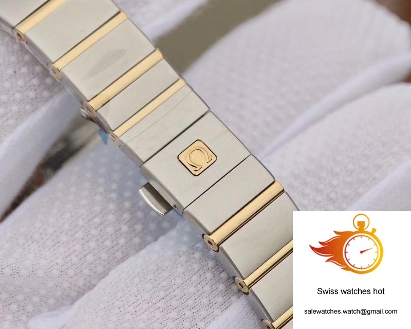 Omega Constellation Ladies 27MM TW Factory Yellow Gold Textured Diamond Dial 9 Omega Constellation Ladies 27MM TW Factory Yellow Gold Textured Diamond Dial 9