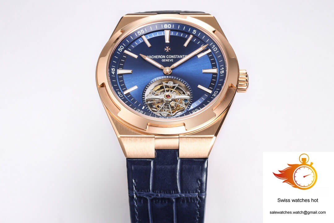 Vacheron Constantin Overseas Tourbillon 6000V/110R-B733 BBR Factory Blue Leather Strap 9 Vacheron Constantin Overseas Tourbillon 6000V/110R-B733 BBR Factory Blue Leather Strap 9