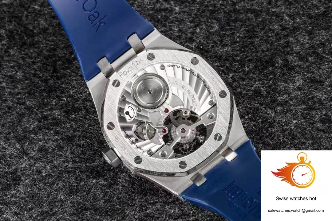 Audemars Piguet Royal Oak Tourbillon R8 Factory V3 Blue Strap 9 Audemars Piguet Royal Oak Tourbillon R8 Factory V3 Blue Strap 9