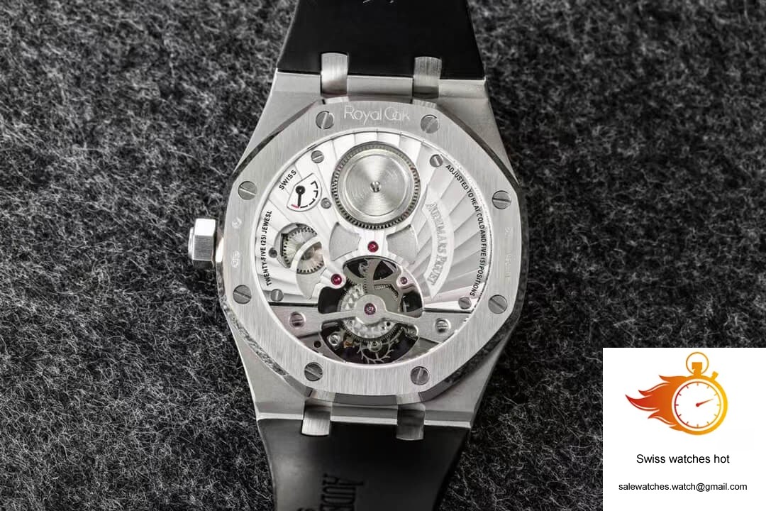 Audemars Piguet Royal Oak Tourbillon R8 Factory V3 Black Rubber Strap 9 Audemars Piguet Royal Oak Tourbillon R8 Factory V3 Black Rubber Strap 9