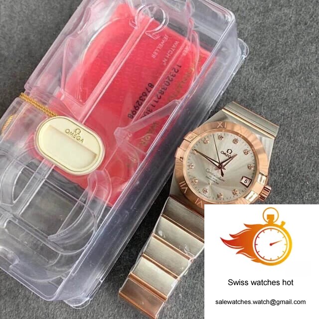Omega Constellation 123.20.38.21.52.001 VS Factory Diamond-set Dial 9 Omega Constellation 123.20.38.21.52.001 VS Factory Diamond-set Dial 9
