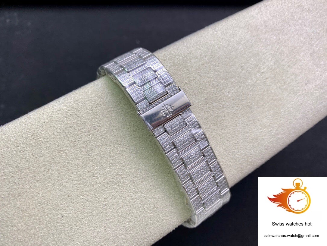 Patek Philippe Nautilus 5719/1G-001 PPF Factory Diamond Dial 9 Patek Philippe Nautilus 5719/1G-001 PPF Factory Diamond Dial 9