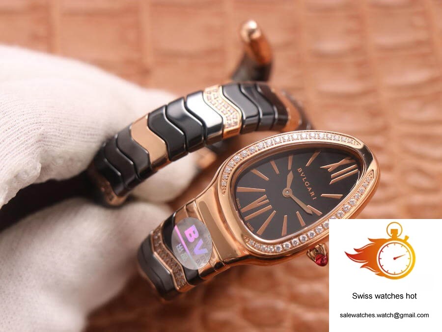 Bvlgari Serpenti BV Factory Rose Gold Diamonds 9 Bvlgari Serpenti BV Factory Rose Gold Diamonds 9