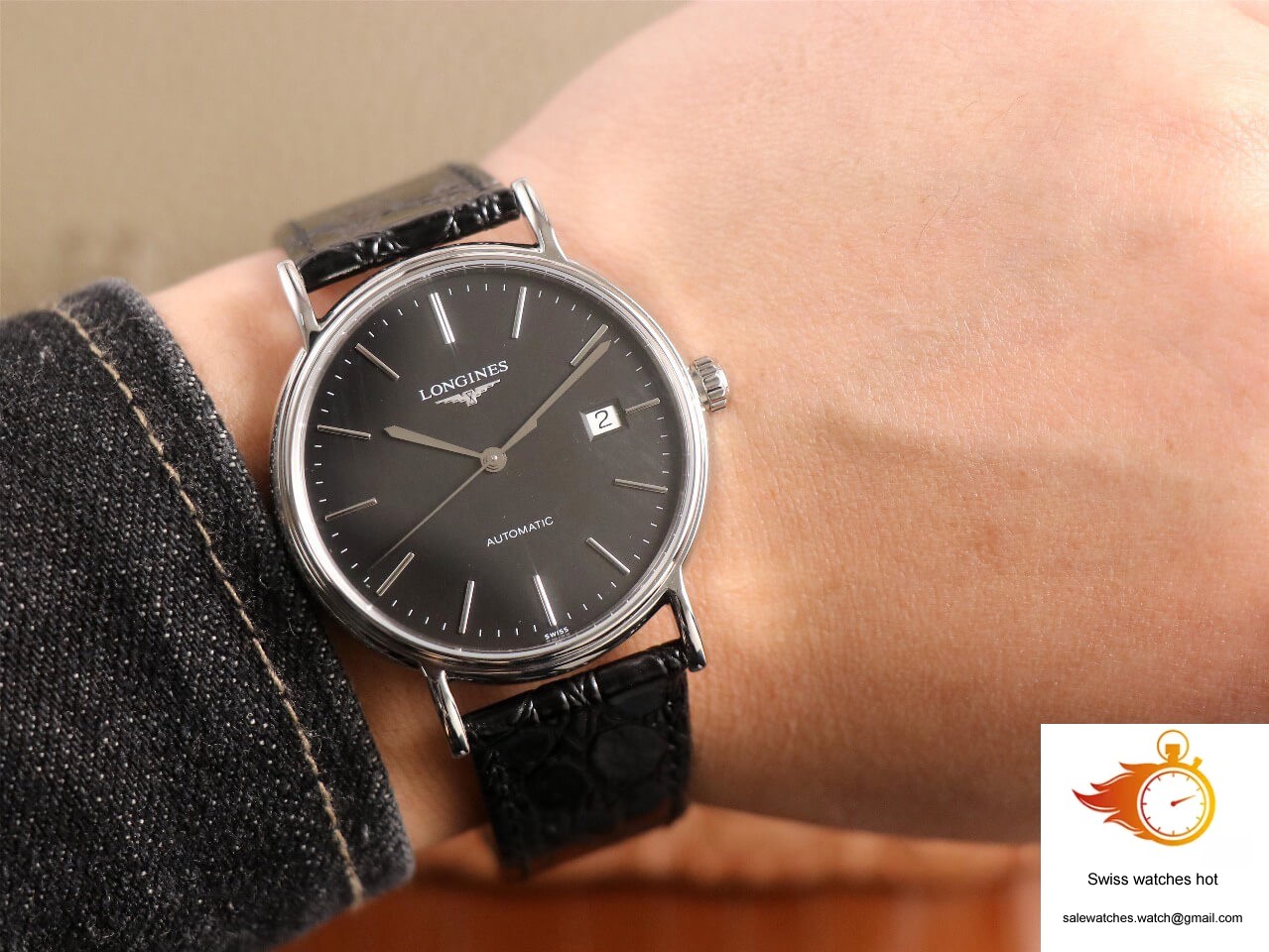 Longines Presence L4.921.4.52.2 KY factory Black Dial 9 Longines Presence L4.921.4.52.2 KY factory Black Dial 9