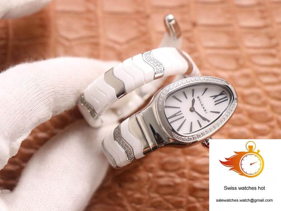 Bvlgari Serpenti BV Factory Stainless Steel Diamond Case 9 Bvlgari Serpenti BV Factory Stainless Steel Diamond Case 9